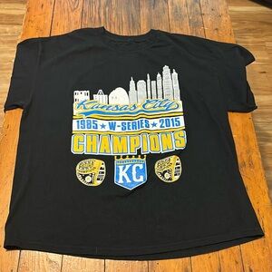 Kansas City Royals 1985 & 2015 World Series Champions T-shirt